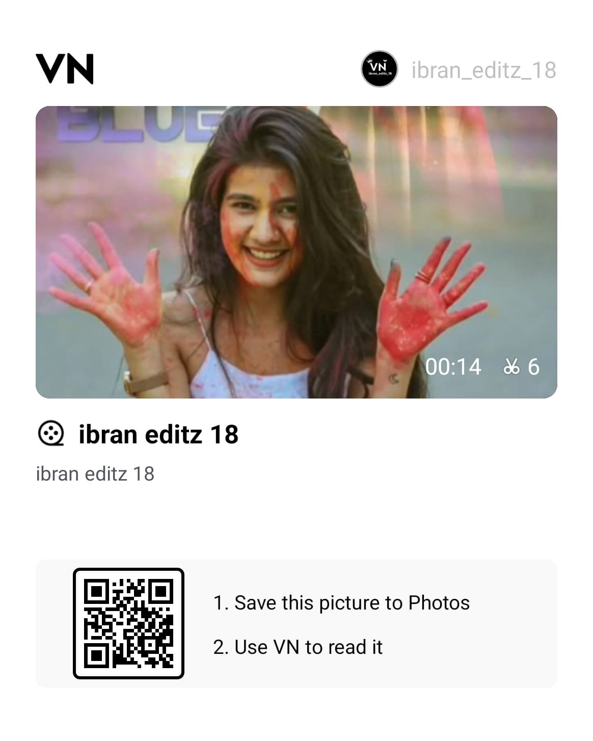 Holi VN Qr Code Template 2026